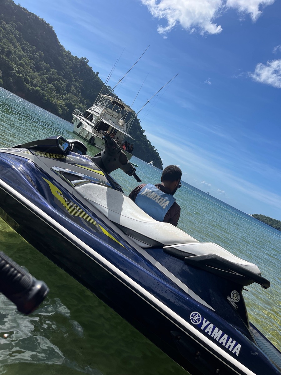 Yamaha jet ski at the bay